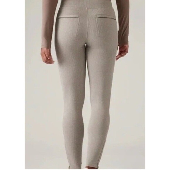 Athleta Delancey Herringbone Tight Light Oatmeal Asphalt White 487663-07 Size 2X - Picture 6 of 10